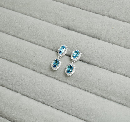 サンタマリアアクアマリン ピアス