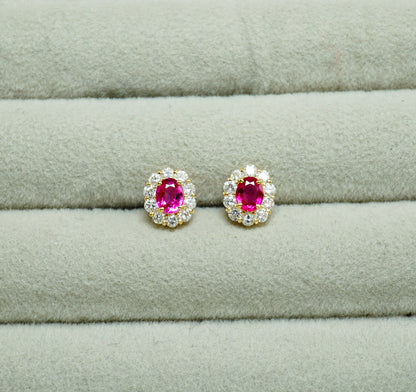 ルビー ピアス