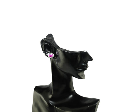 ピンクサファイア ピアス