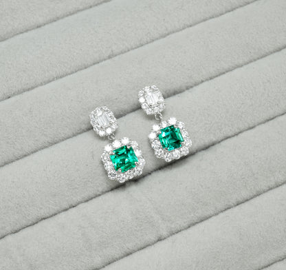 ノンオイル・F1 エメラルド ピアス