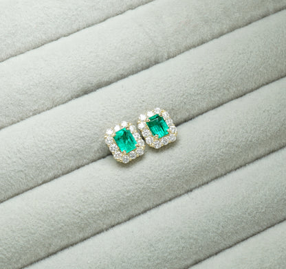 エメラルド ピアス