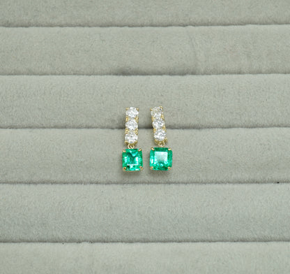 エメラルド ピアス