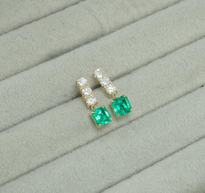 エメラルド ピアス