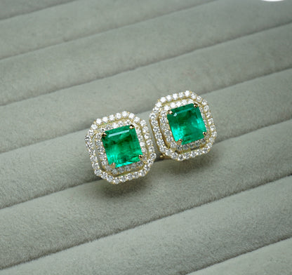 エメラルド ピアス