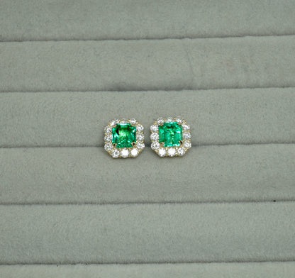 エメラルド ピアス