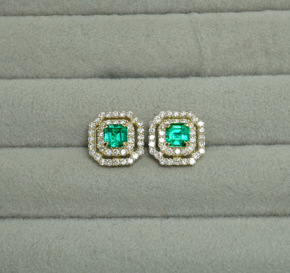 エメラルド ピアス