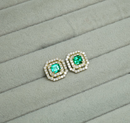エメラルド ピアス
