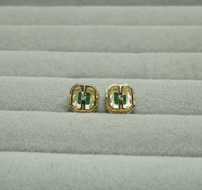 エメラルド ピアス