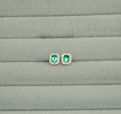 エメラルド ピアス