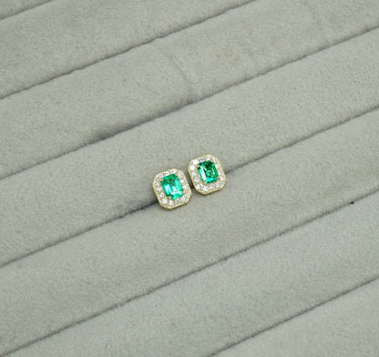 エメラルド ピアス