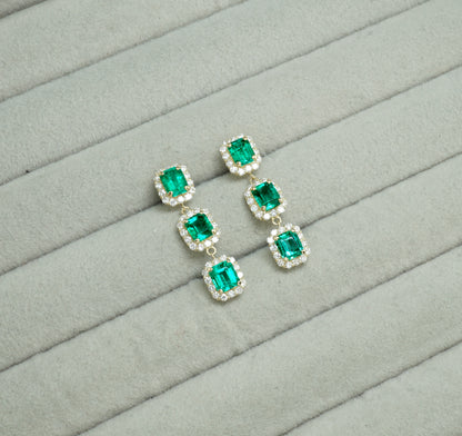 エメラルド ピアス