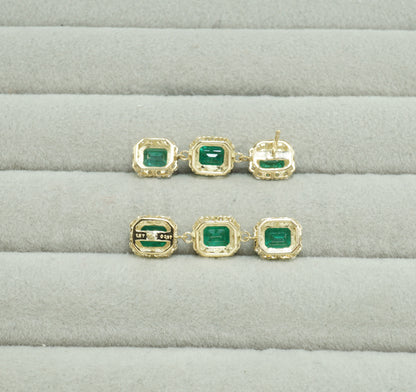 エメラルド ピアス