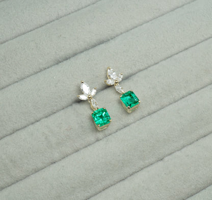 エメラルド ピアス