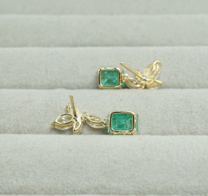 エメラルド ピアス