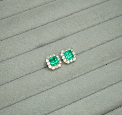 エメラルド ピアス