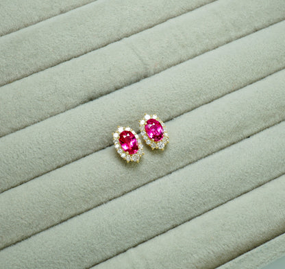 ルビー ピアス