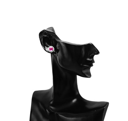 ピンクサファイア ピアス