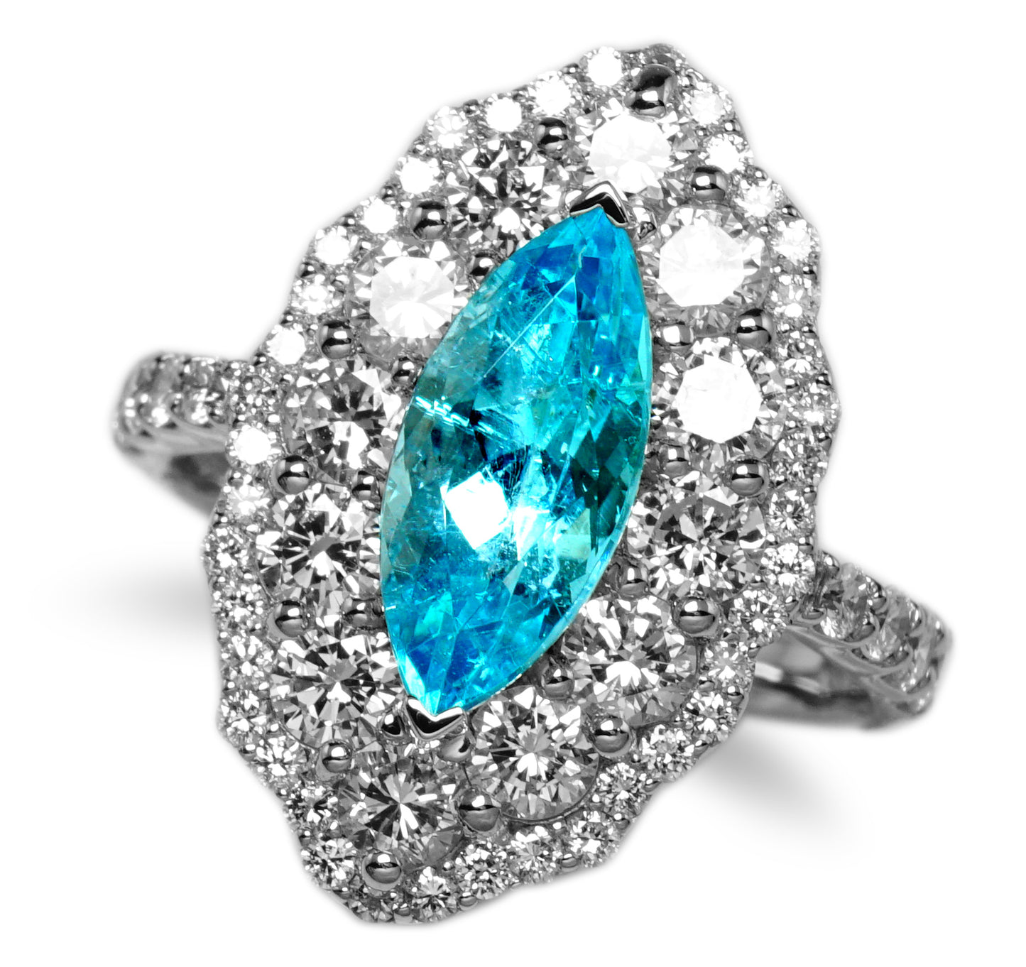 ブラジル パライバトルマリン リング