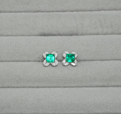 エメラルド ピアス