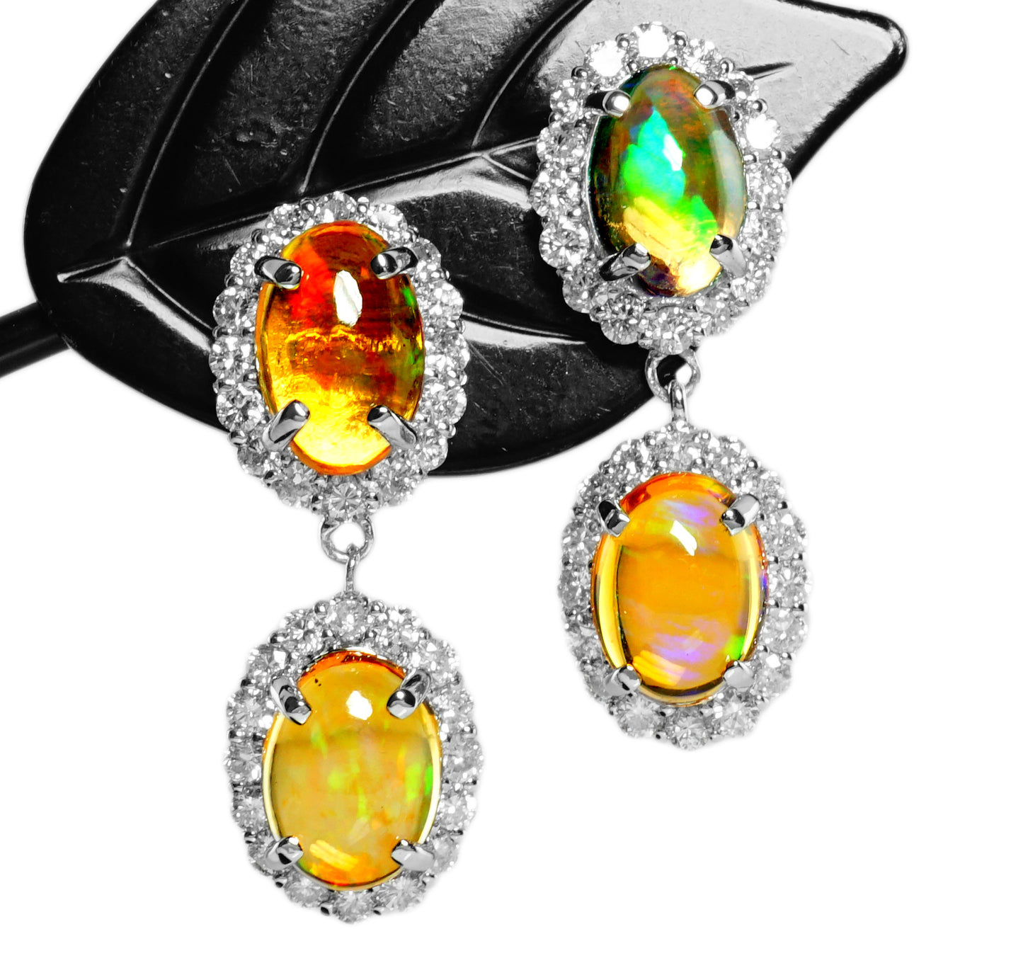 メキシコオパール ピアス