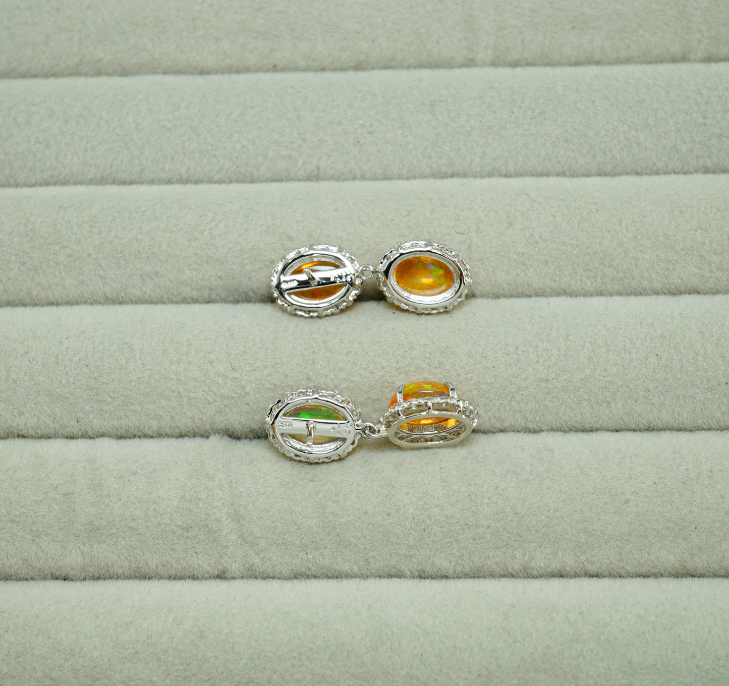 メキシコオパール ピアス