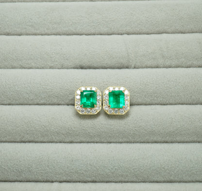 エメラルド ピアス