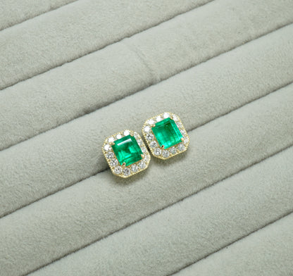 エメラルド ピアス