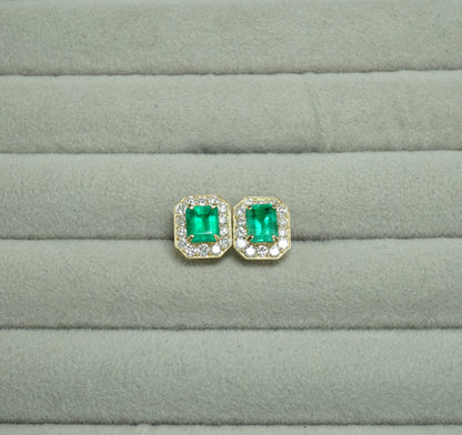 エメラルド ピアス