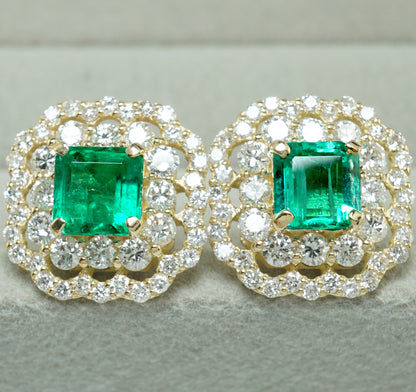 エメラルド ピアス