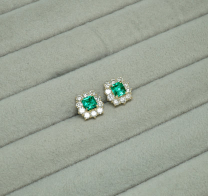 エメラルド ピアス