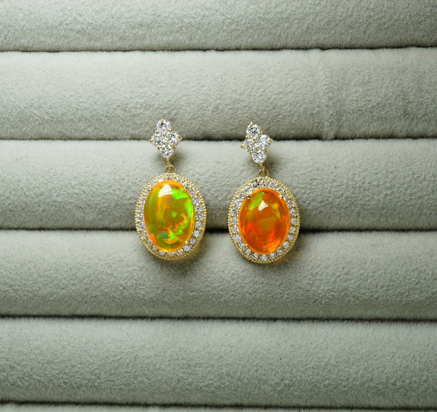 メキシコオパール ピアス