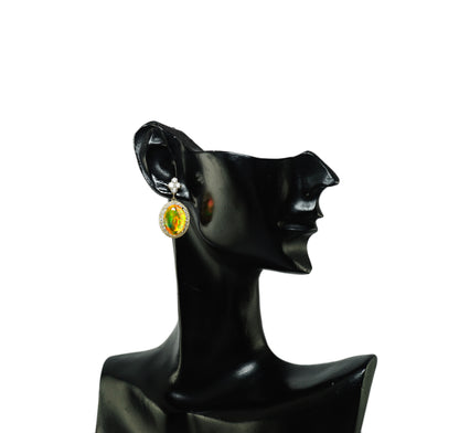メキシコオパール ピアス
