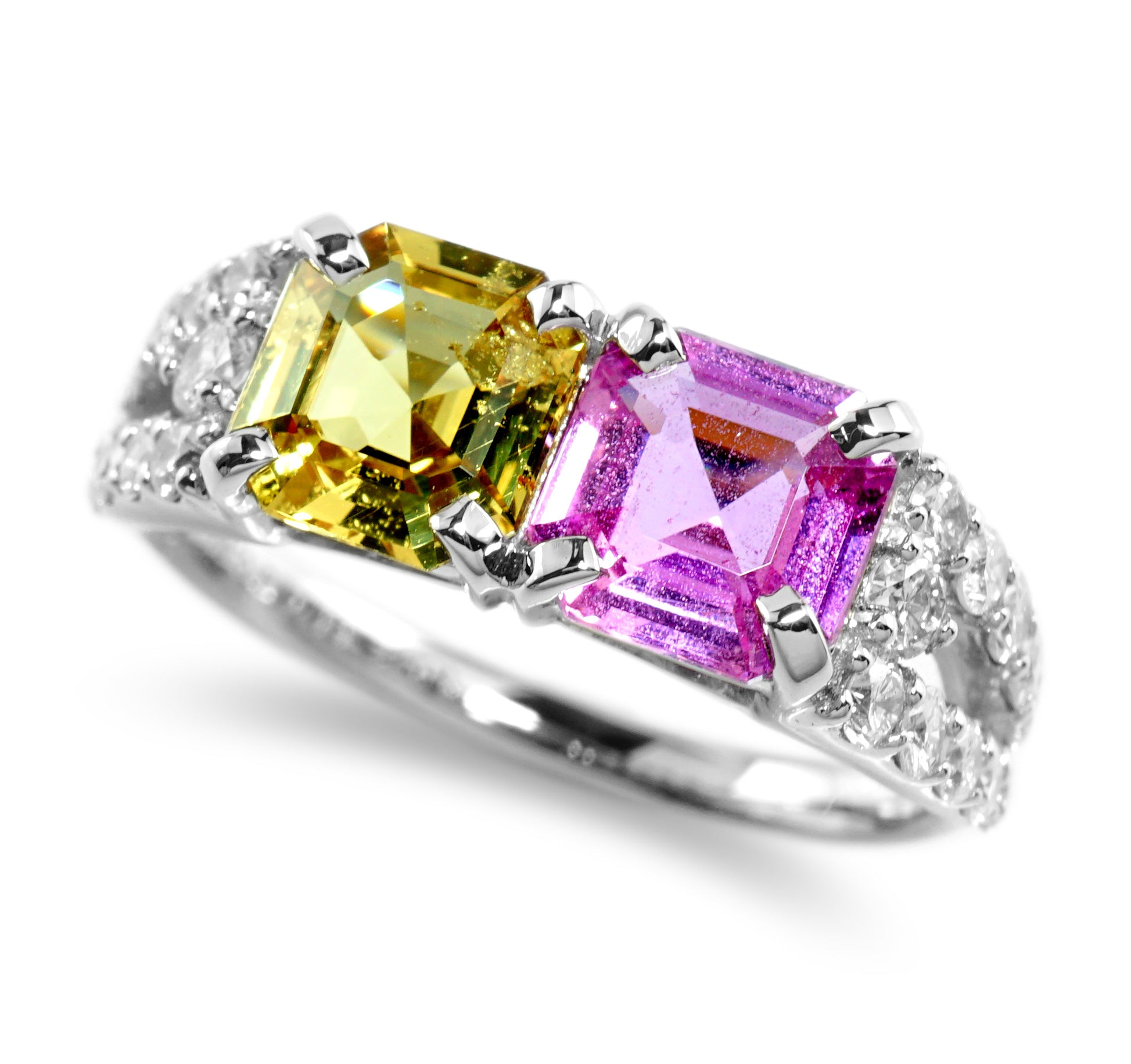 ピンクサファイア イエローサファイア リング – Liberi jewelry