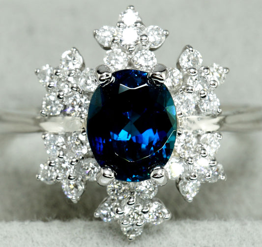 インディゴライトトルマリン リング